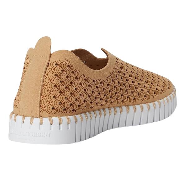 IIse Jacobsen Tulip 139 Slip-On Loafer Size US 7 EU 37 Tan Cushioned EUC - Picture 3 of 14